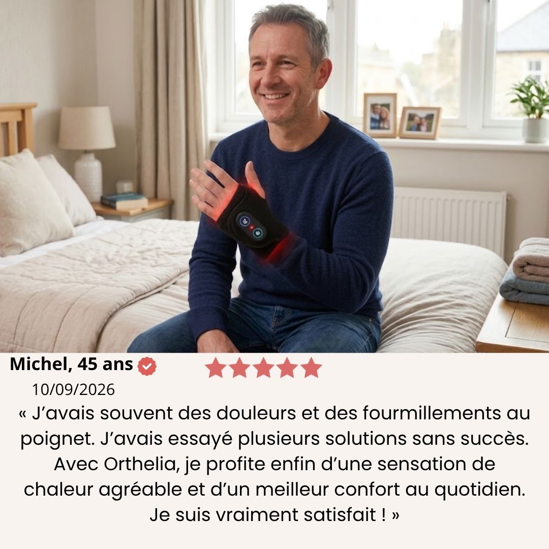 Orthèse de Poignet à Lumière Rouge