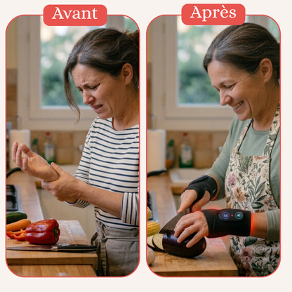 Orthèse de Poignet à Lumière Rouge